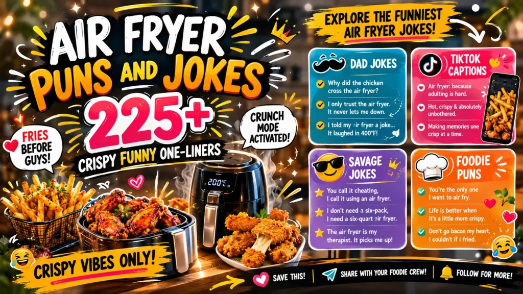 Air Fryer Puns and Jokes
