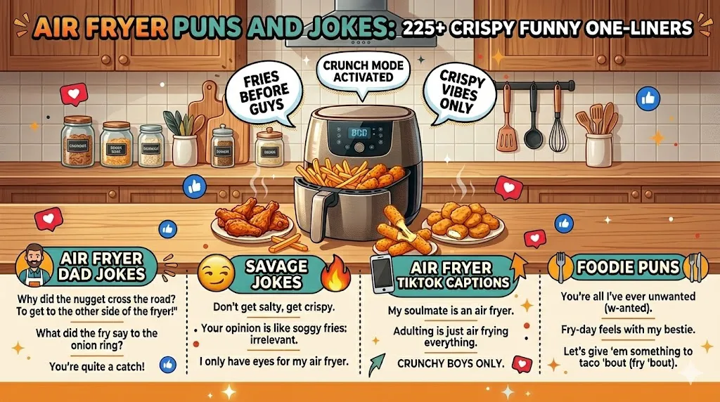 Air Fryer Puns and Jokes