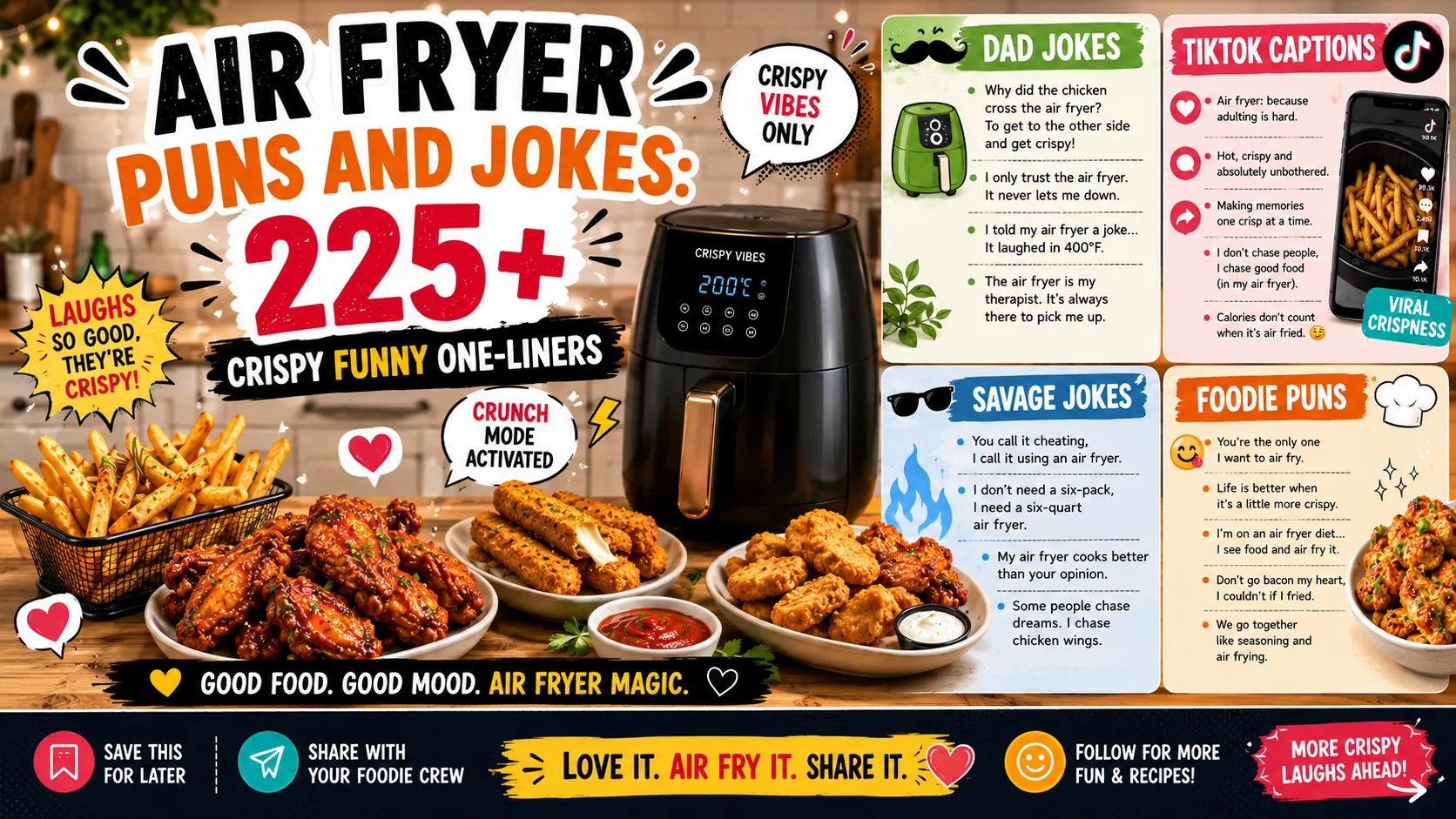 Air Fryer Puns and Jokes
