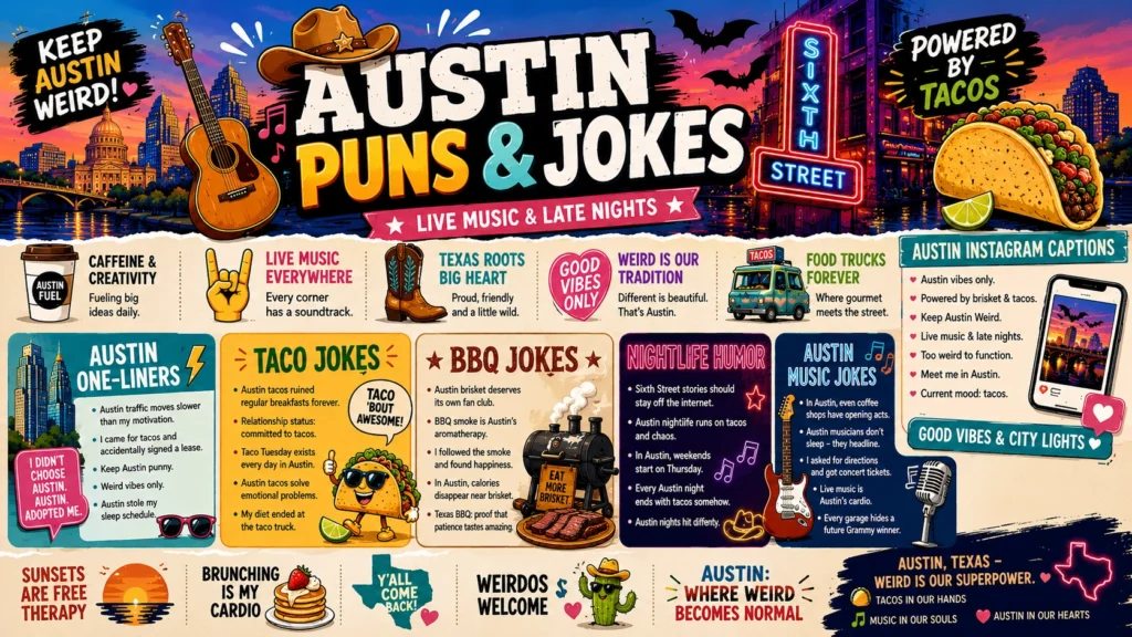 Austin Puns and Jokes,