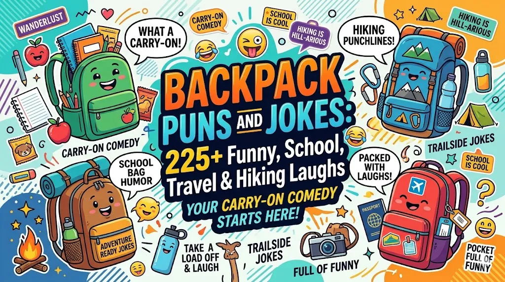 Backpack Puns and Jokes