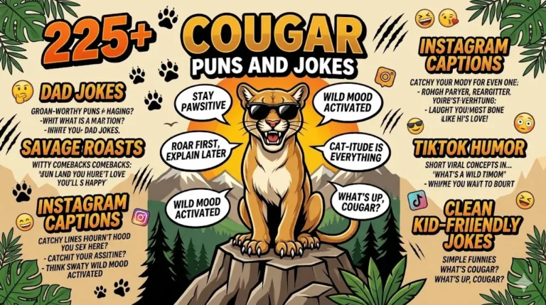Cougar Puns and Jokes