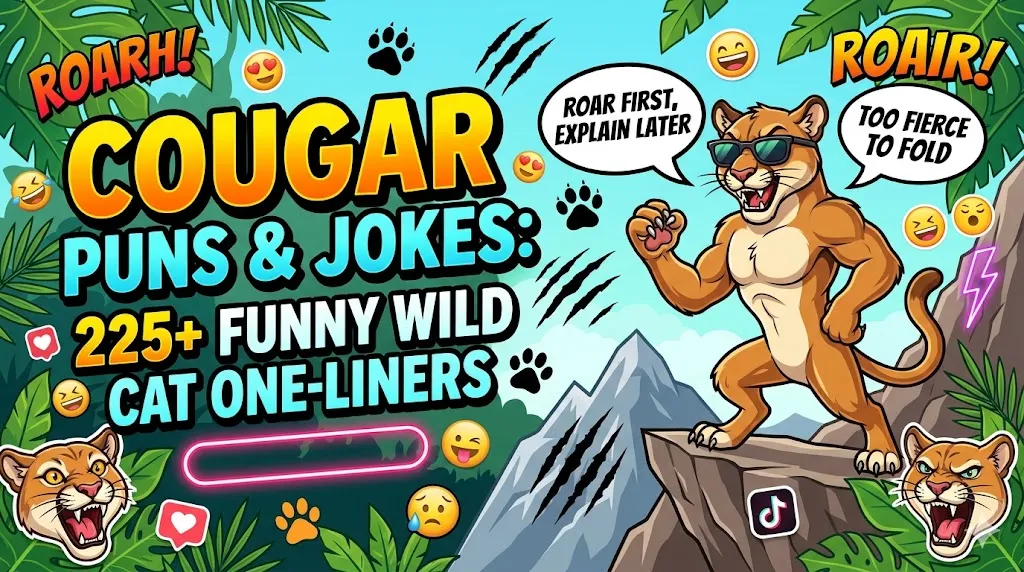Cougar Puns and Jokes