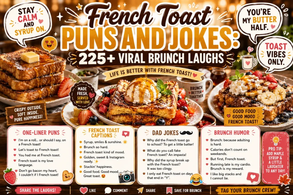 French Toast Puns and Jokes