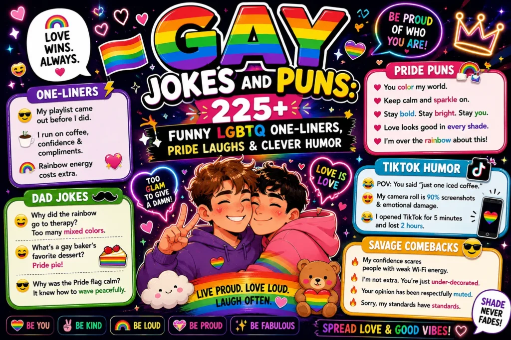 Gay Jokes and Puns