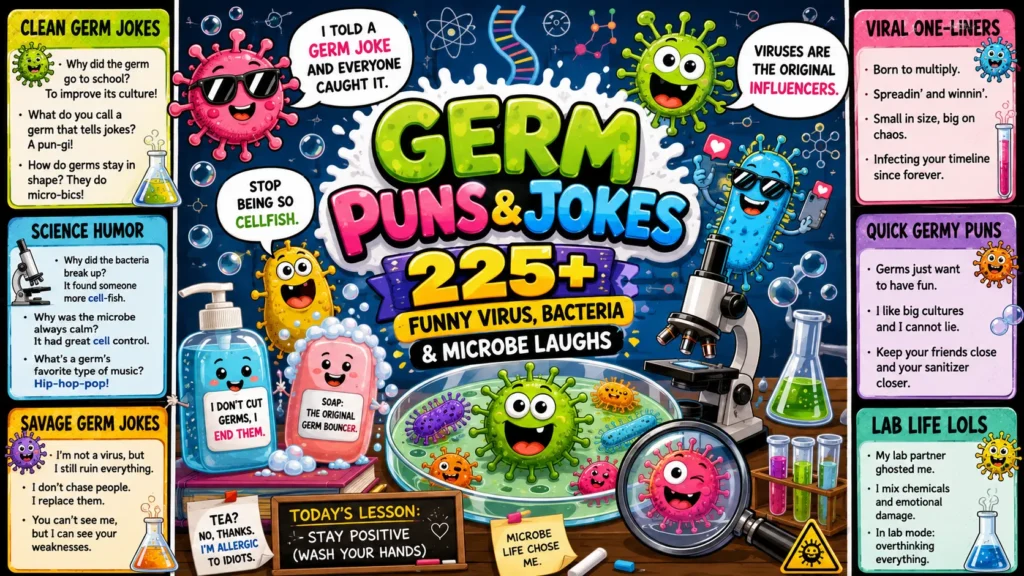 Germ Puns and Jokes