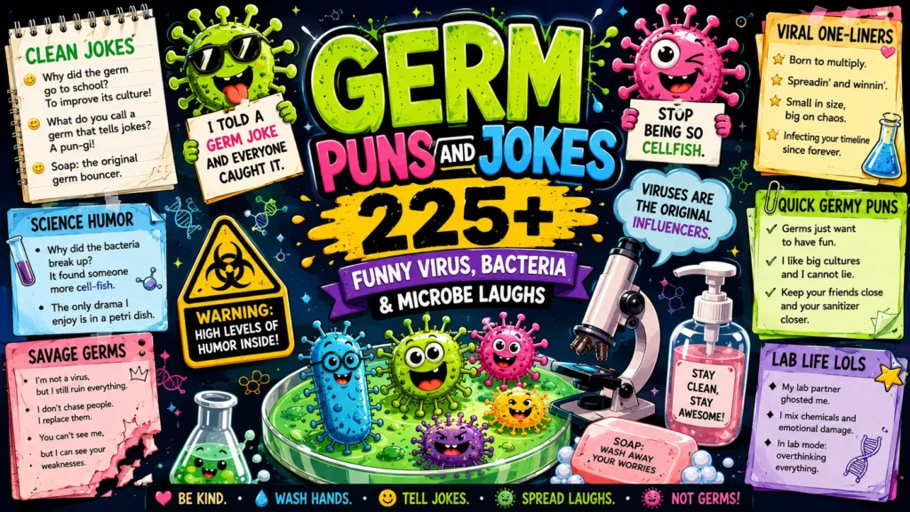 Germ Puns and Jokes