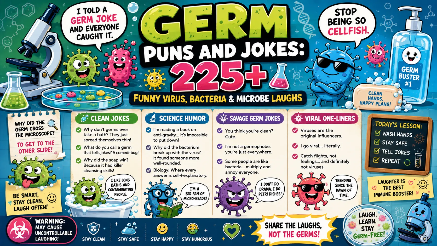 Germ Puns and Jokes