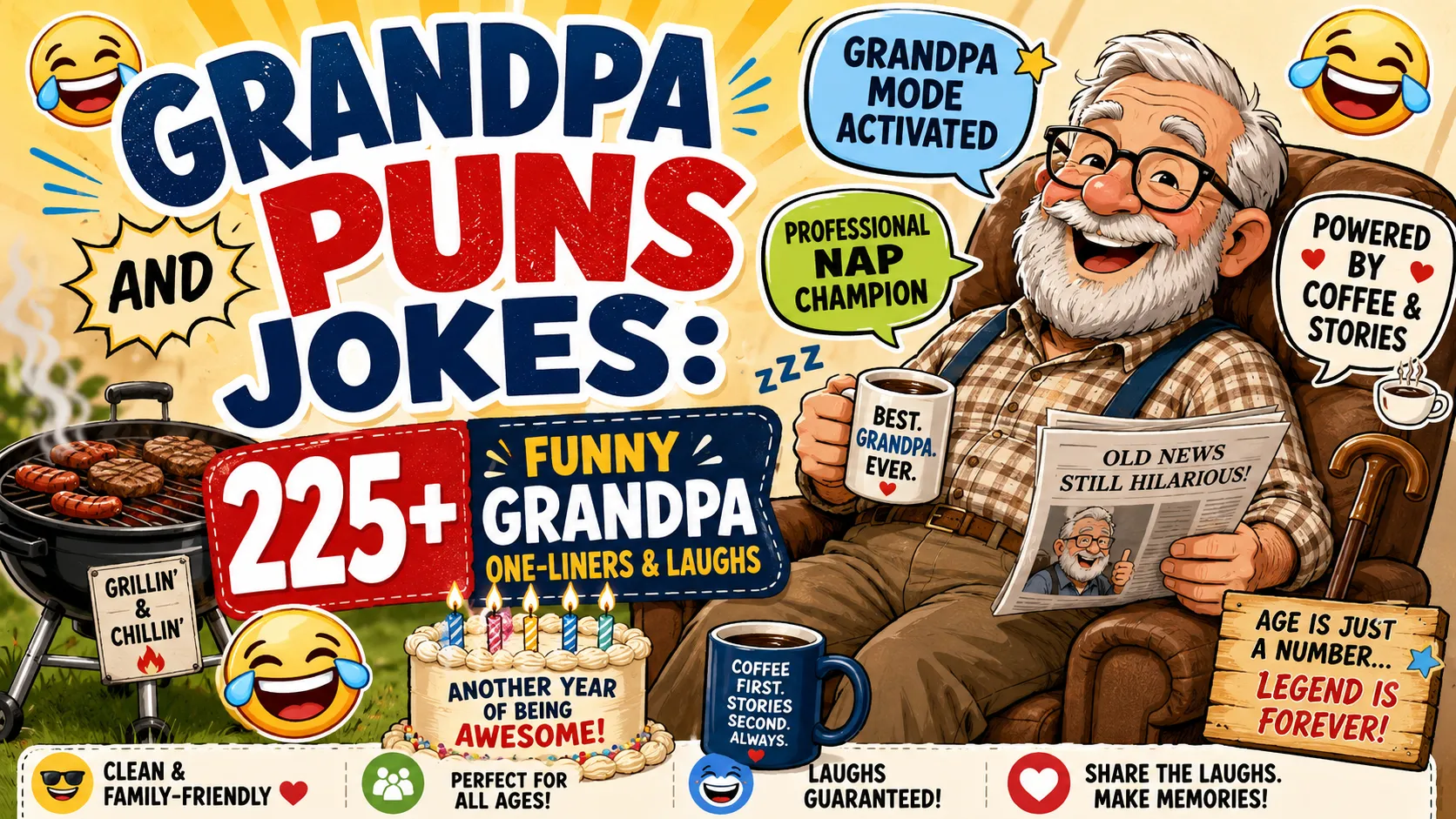 Grandpa Puns and Jokes