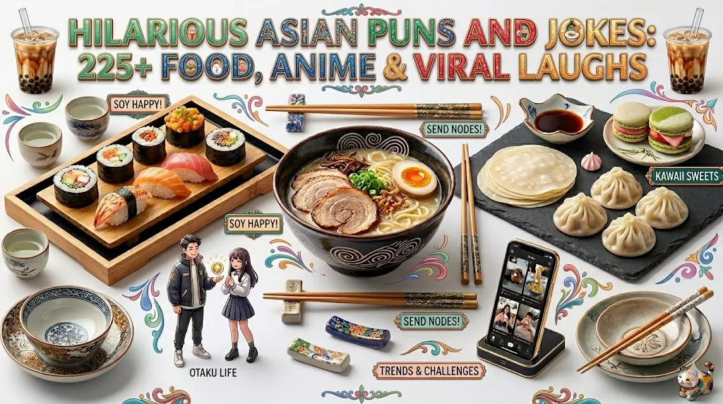 Hilarious Asian Puns and Jokes