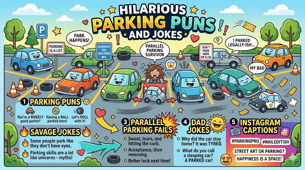 Hilarious Parking Puns and Jokes