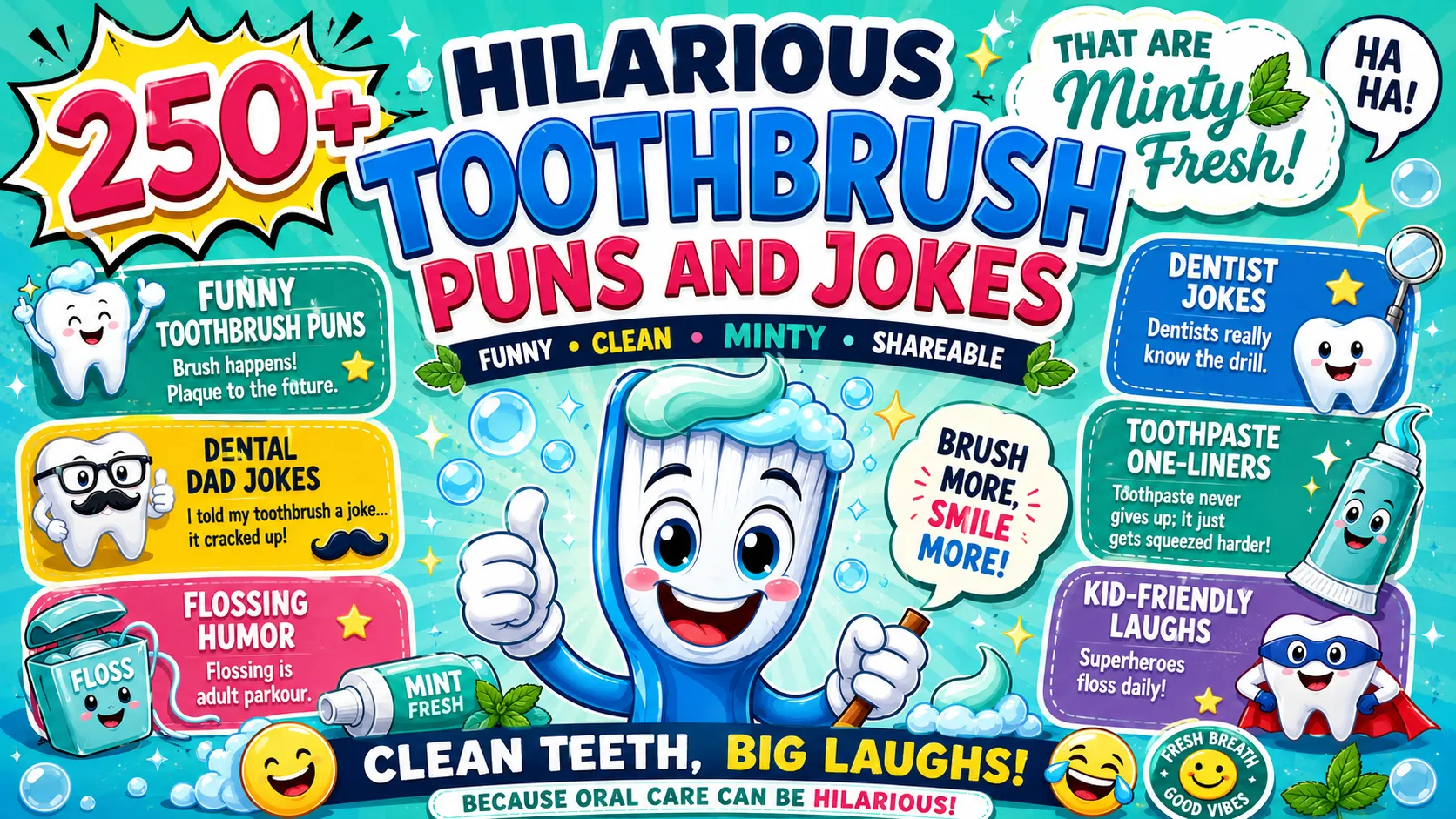 Hilarious Toothbrush Puns and Jokes