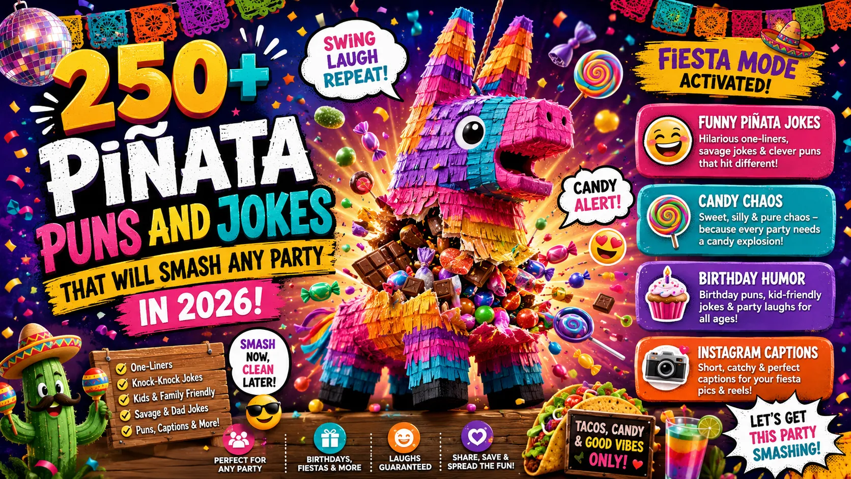 Piñata Puns and Jokes