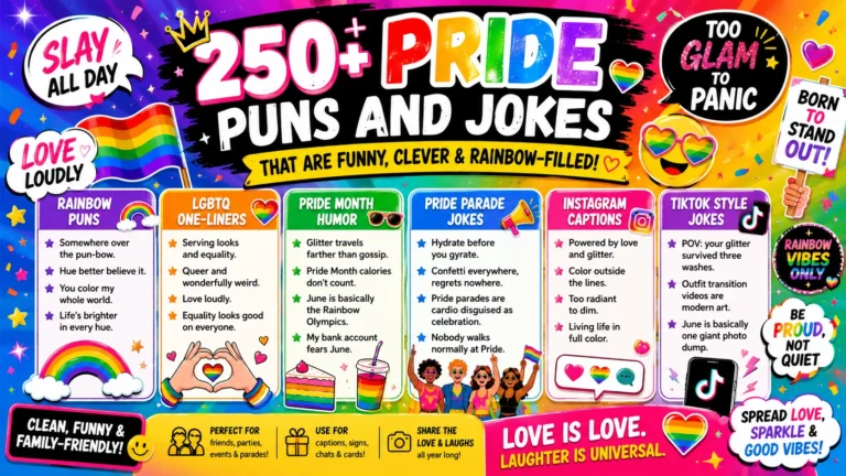 Pride Puns and Jokes