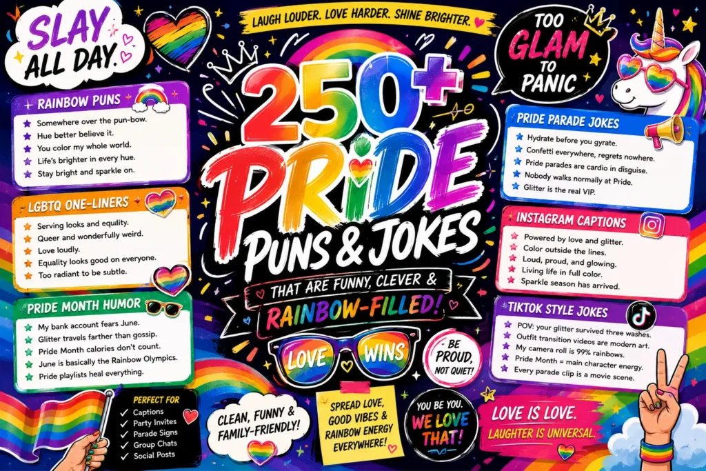 Pride puns and jokes