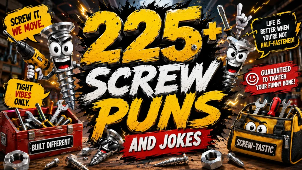 Screw Puns and Joke