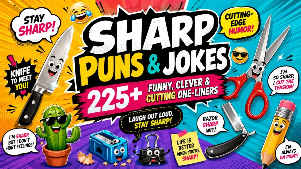 Sharp Puns and Jokes