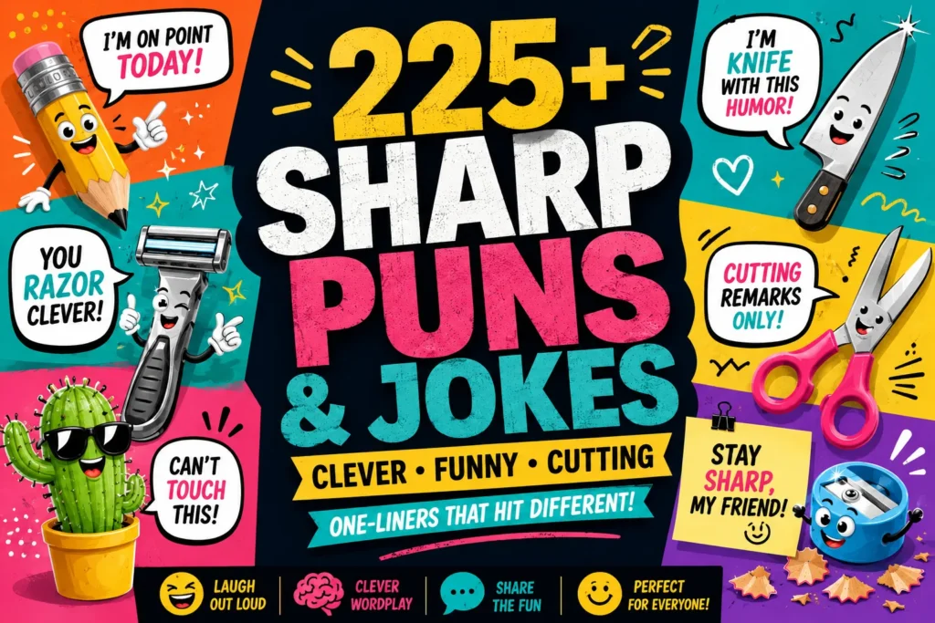 Sharp Puns and Jokes
