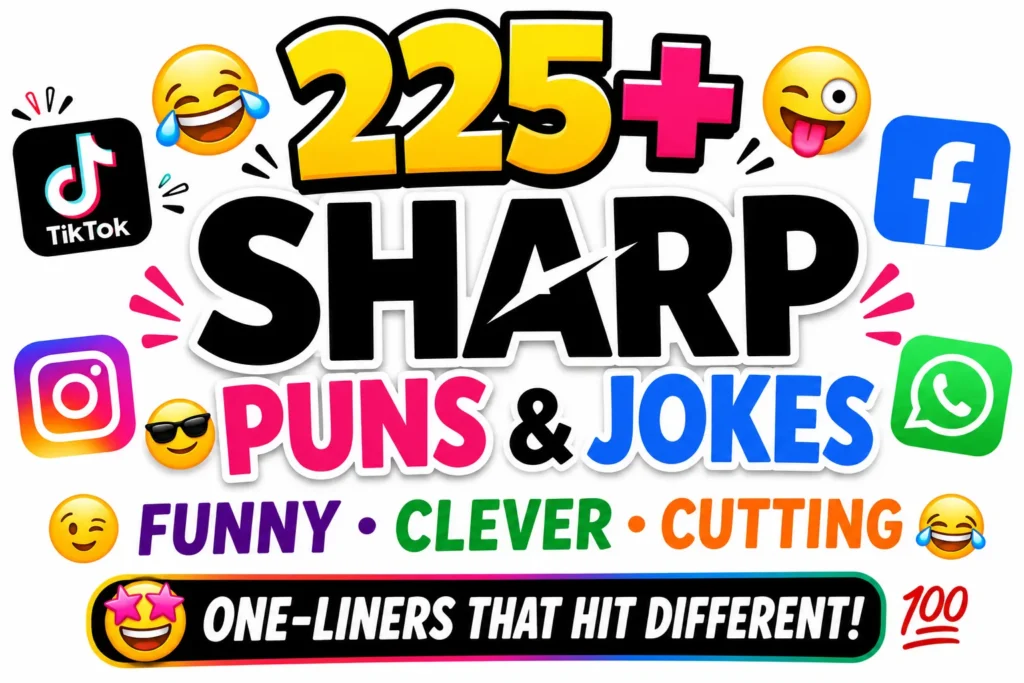 Sharp Puns and Jokes
