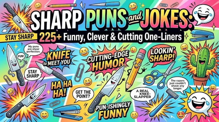 Sharp Puns and Jokes