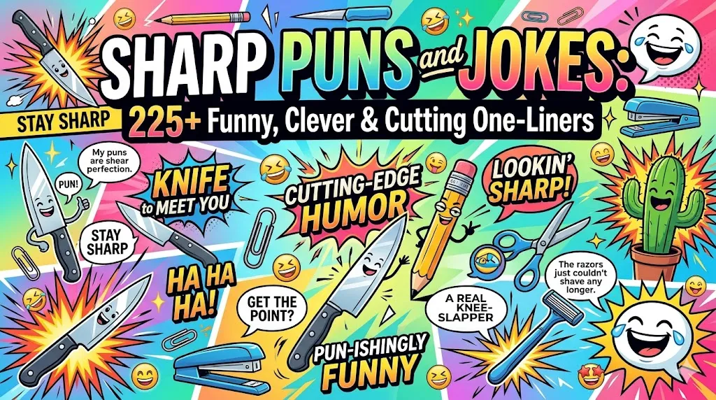 Sharp Puns and Jokes