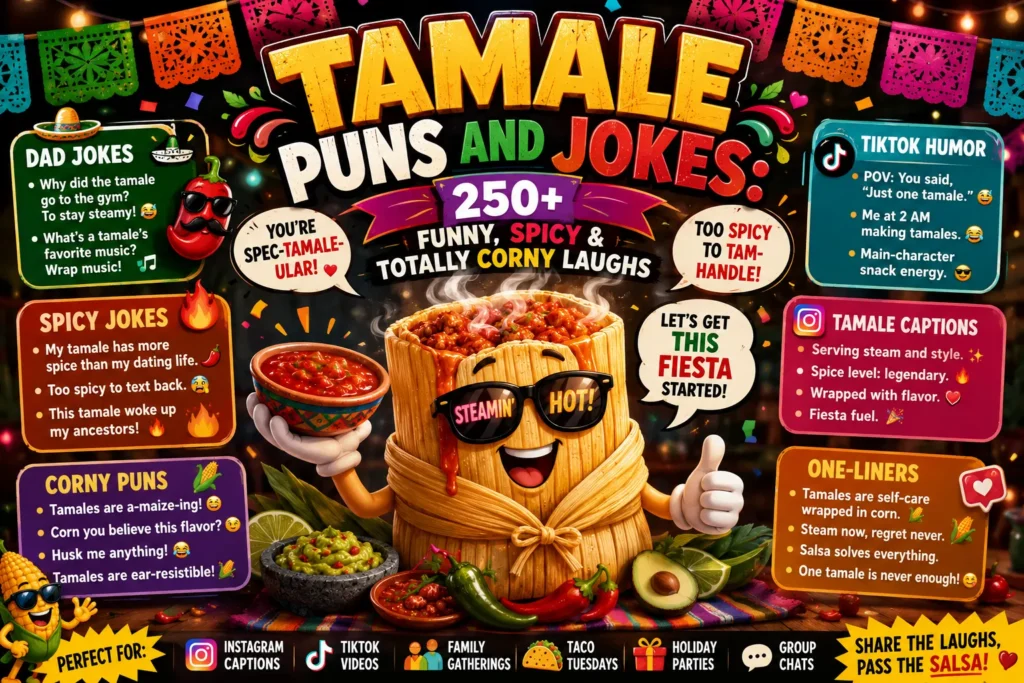Tamale Puns and Jokes