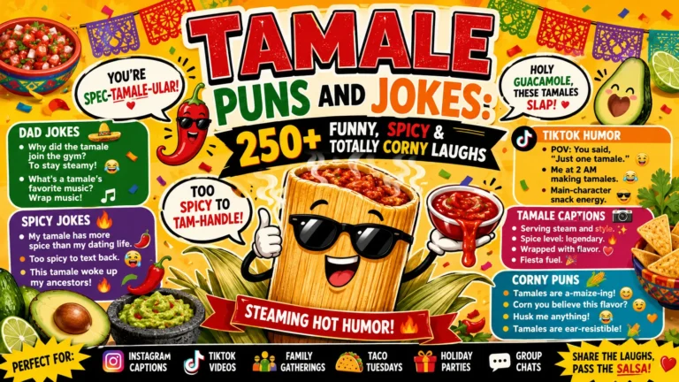 Tamale Puns and Jokes