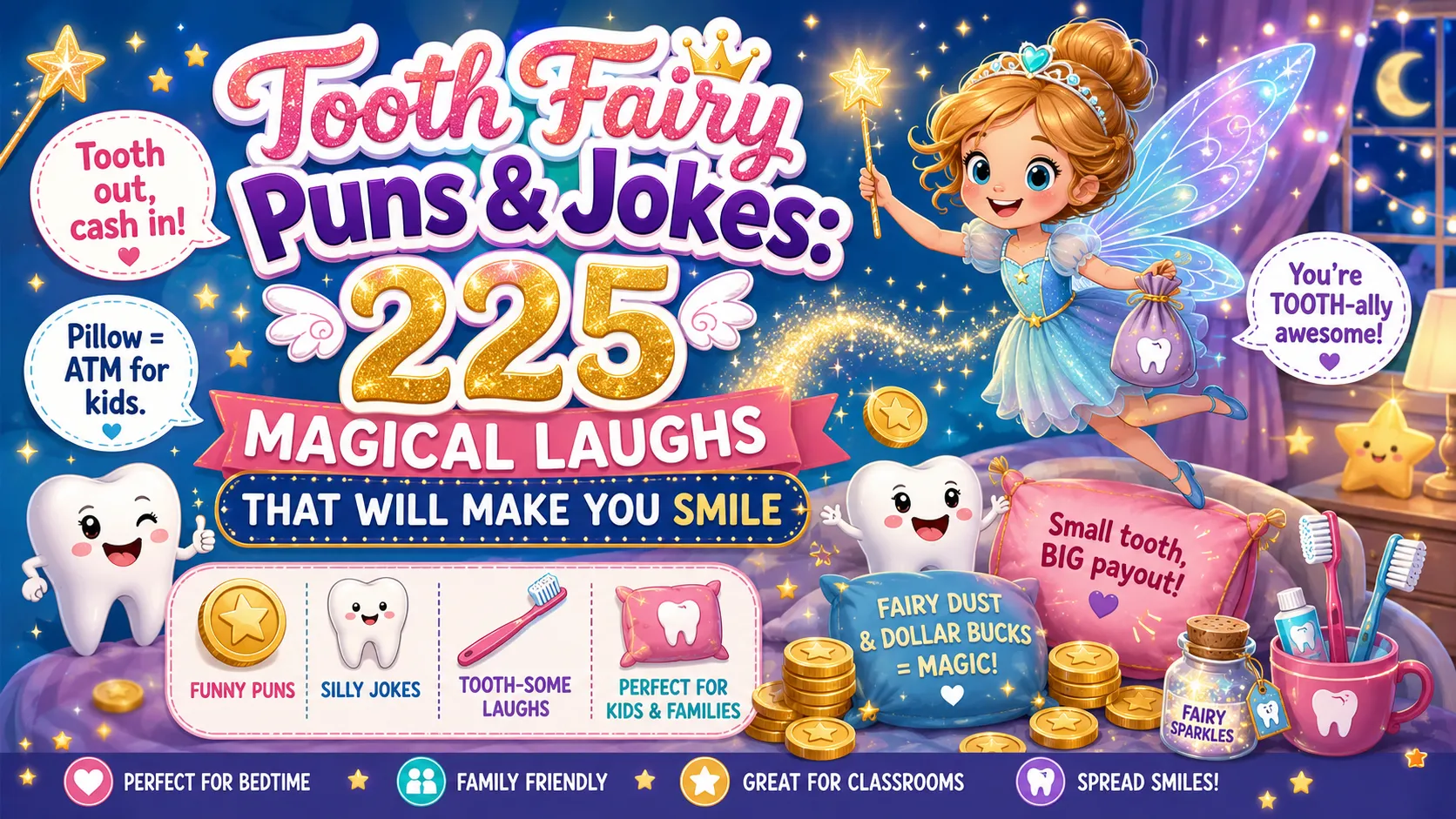 Tooth Fairy Puns and Jokes