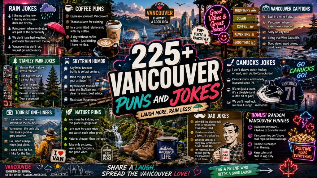 Vancouver Puns and Jokes