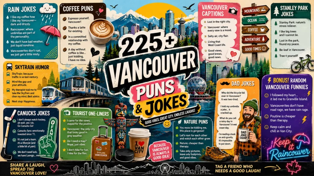 Vancouver Puns and Jokes