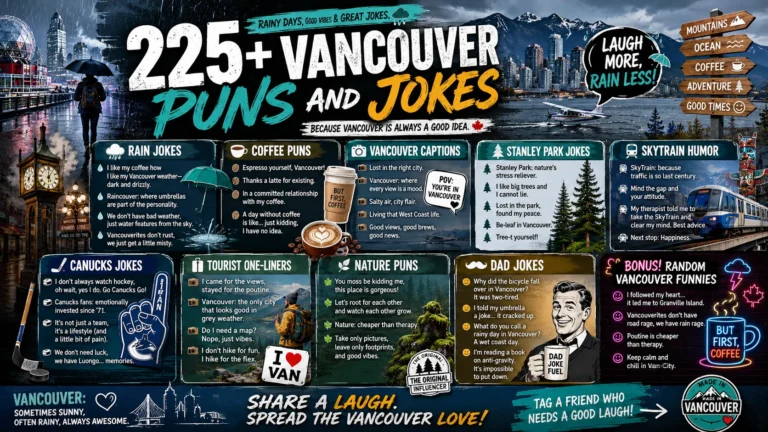 Vancouver Puns and Jokes