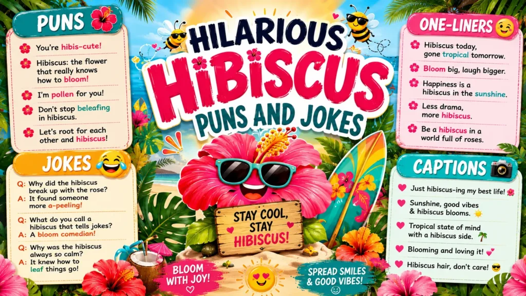 Hilarious Hibiscus Puns and Jokes