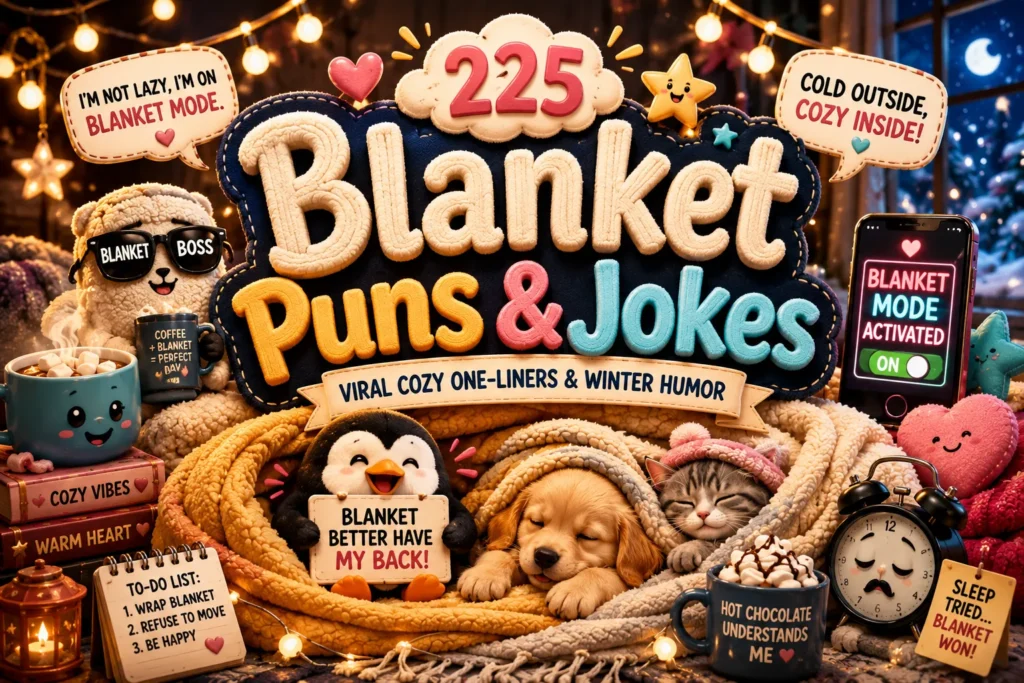Blanket Puns and Jokes