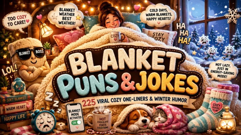 Blanket Puns and Jokes