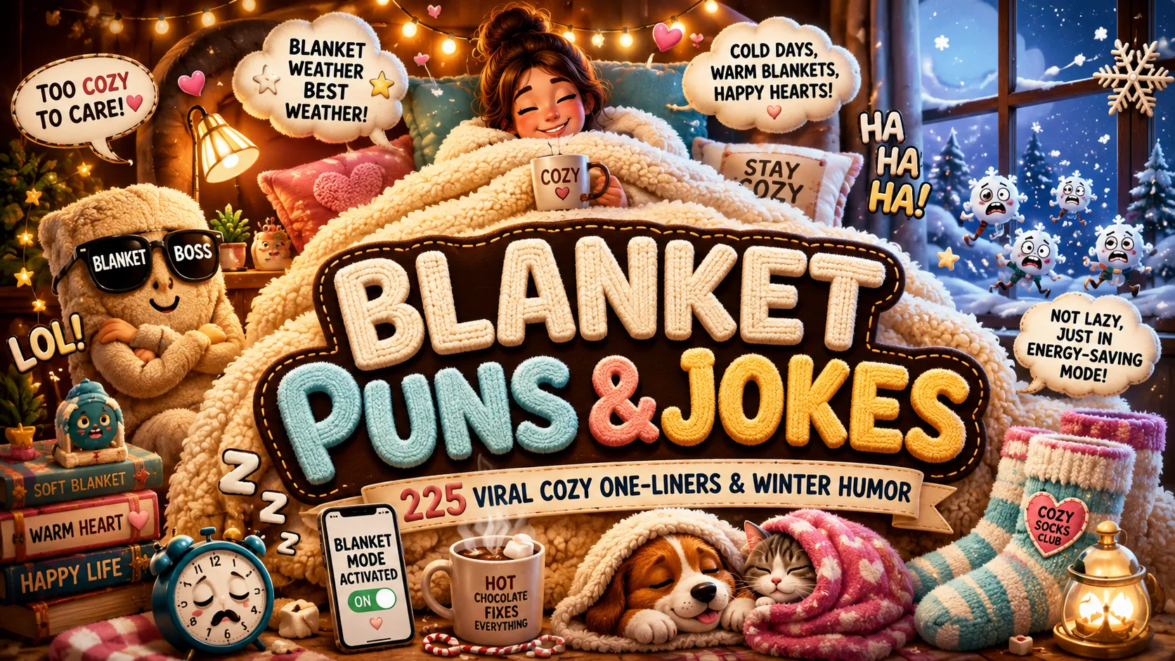 Blanket Puns and Jokes
