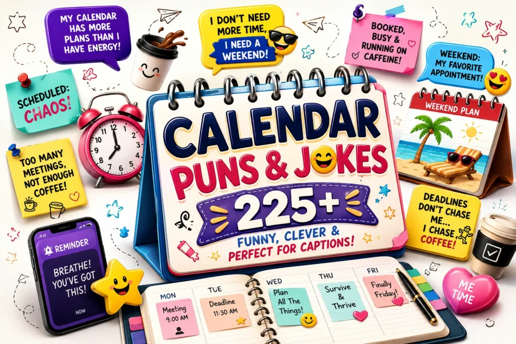 Calendar Puns and Jokes