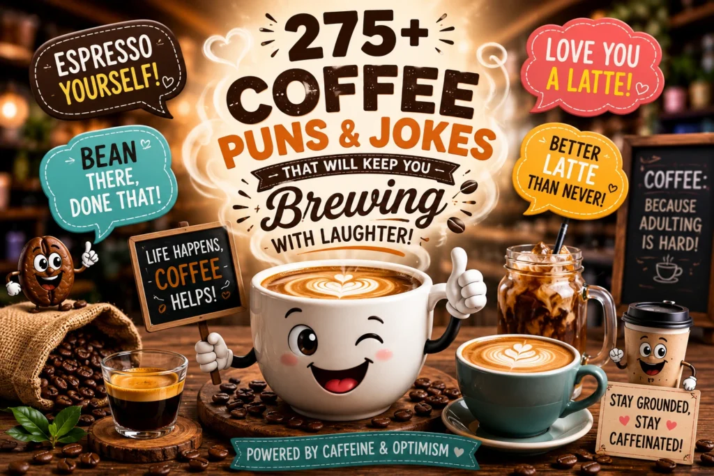 Coffee Puns and Jokes