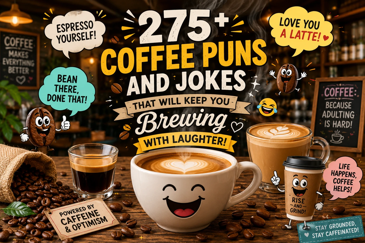 Coffee Puns and Jokes