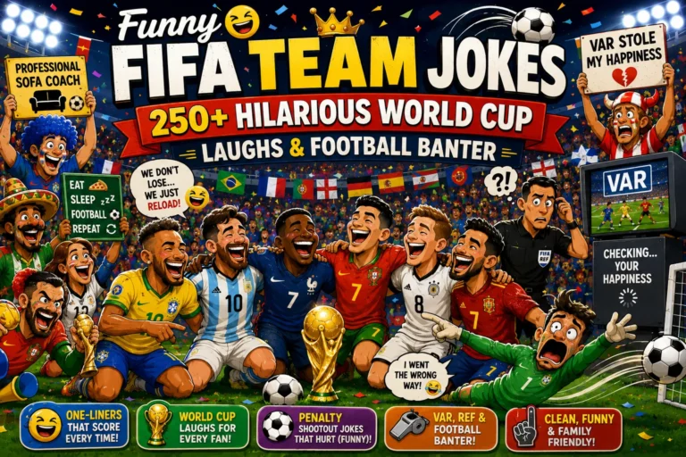Funny FIFA Team Jokes