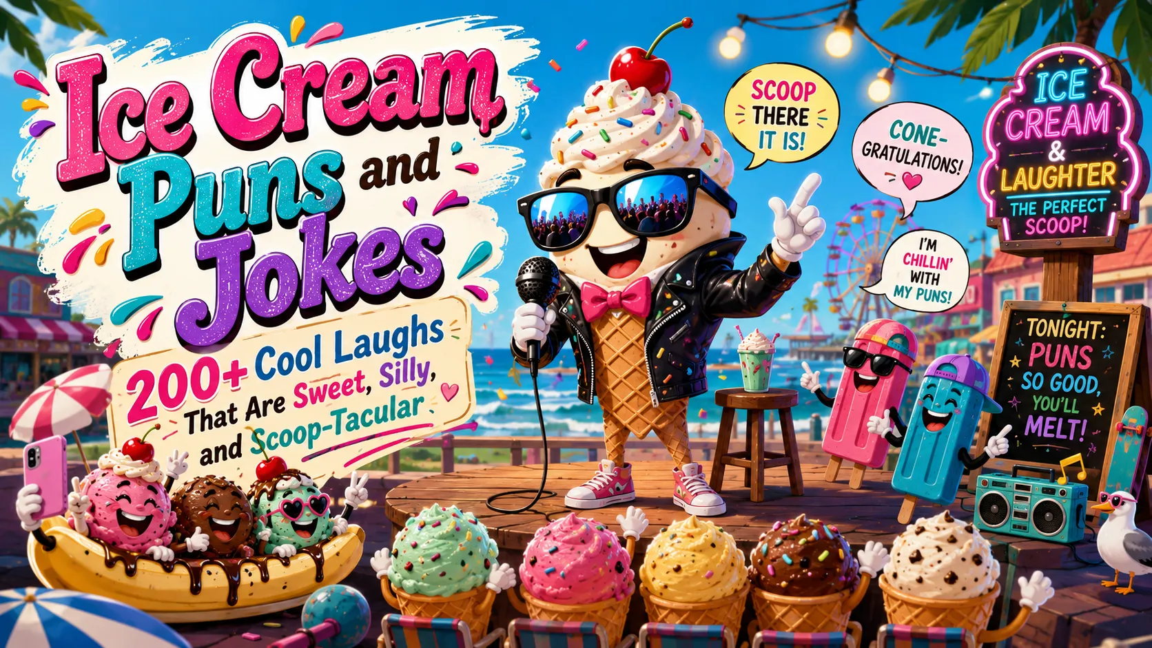 Ice Cream Puns and Jokes