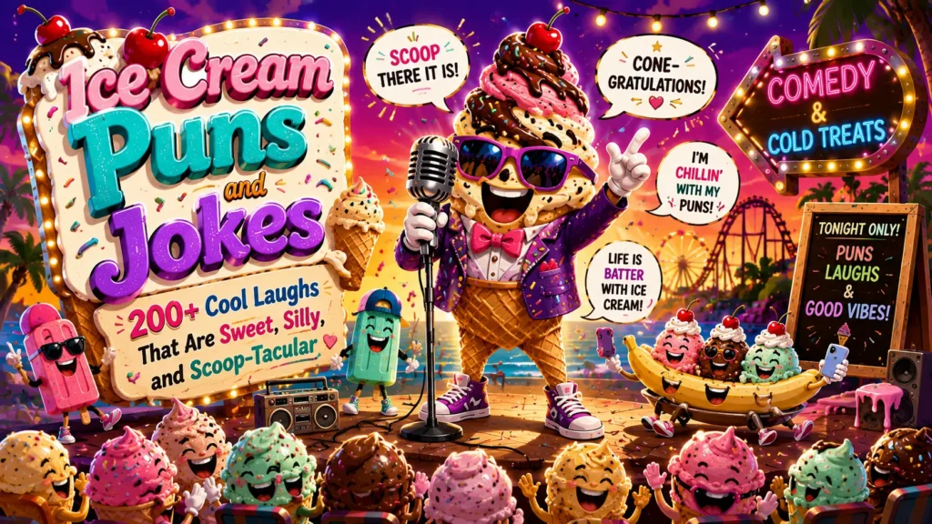 Ice Cream Puns and Jokes