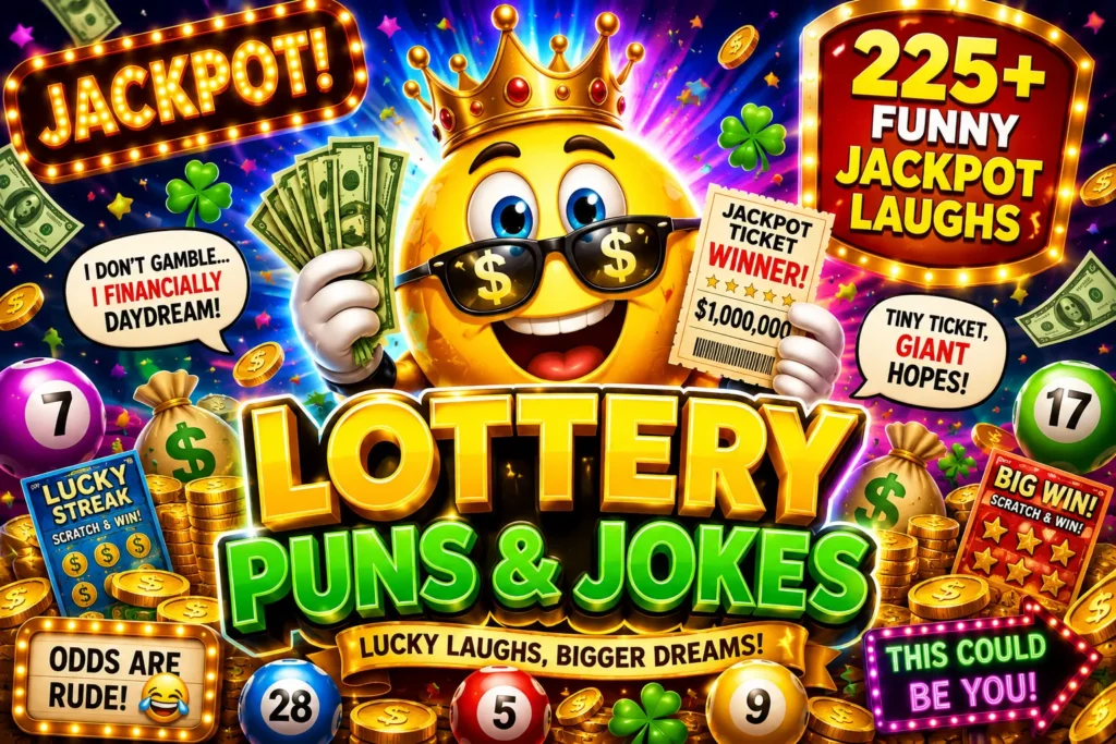 Lottery Puns and Jokes