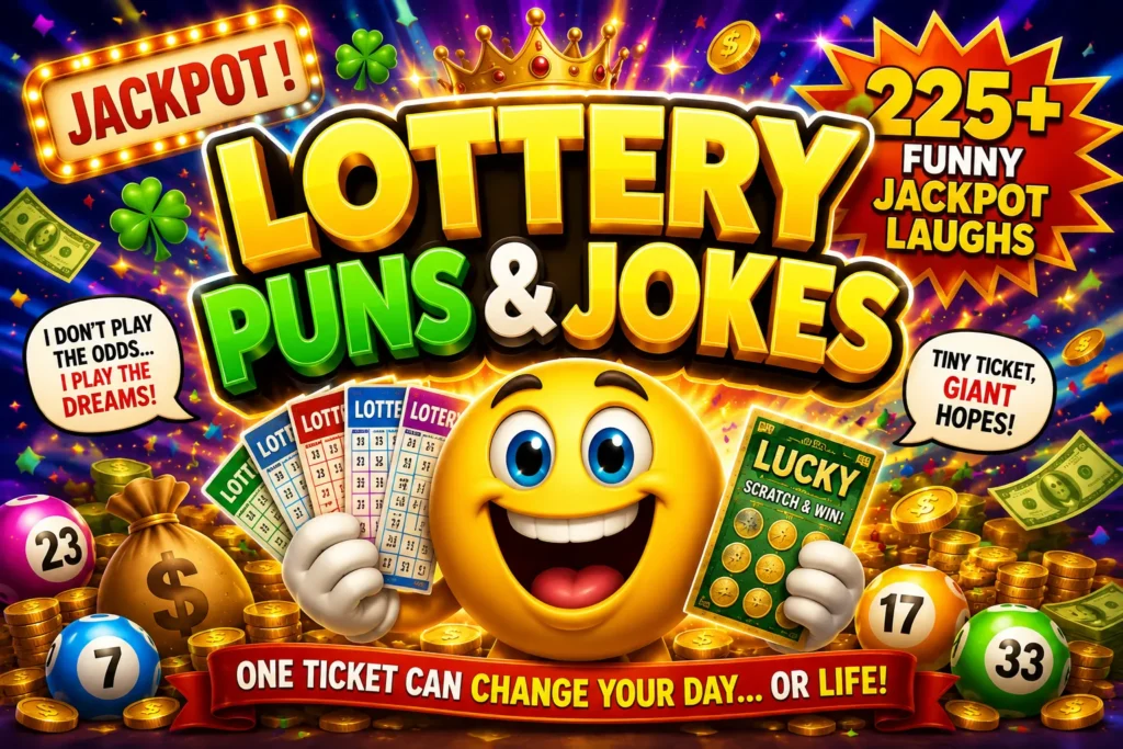Lottery Puns and Jokes
