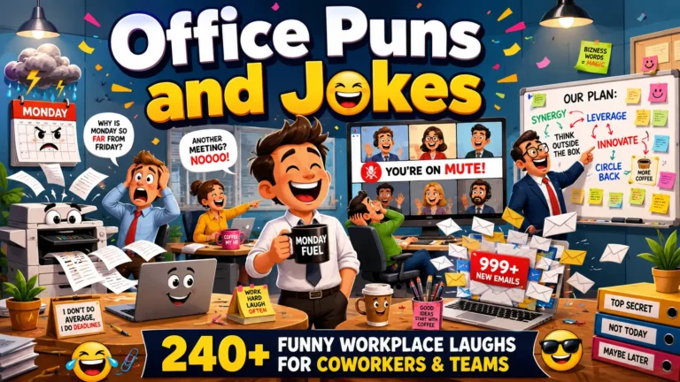 Office Puns and Jokes