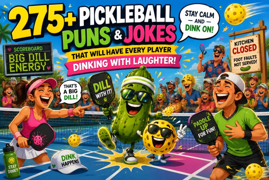Pickleball Puns and Jokes