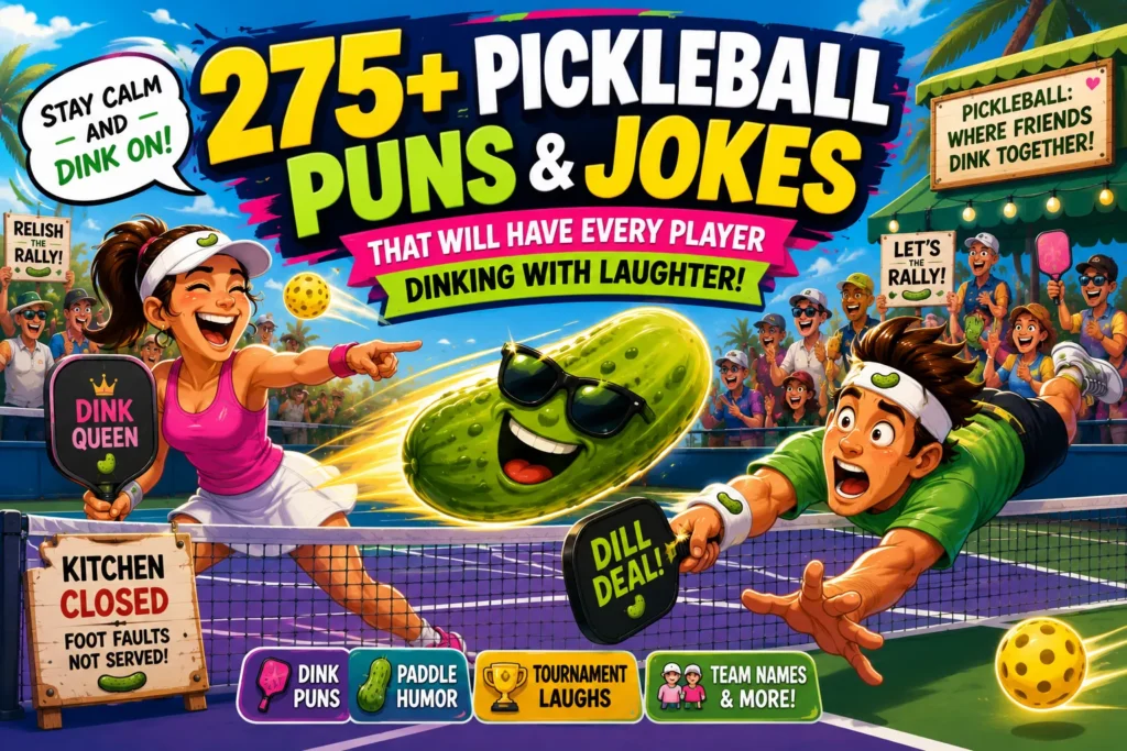 Pickleball Puns and Jokes
