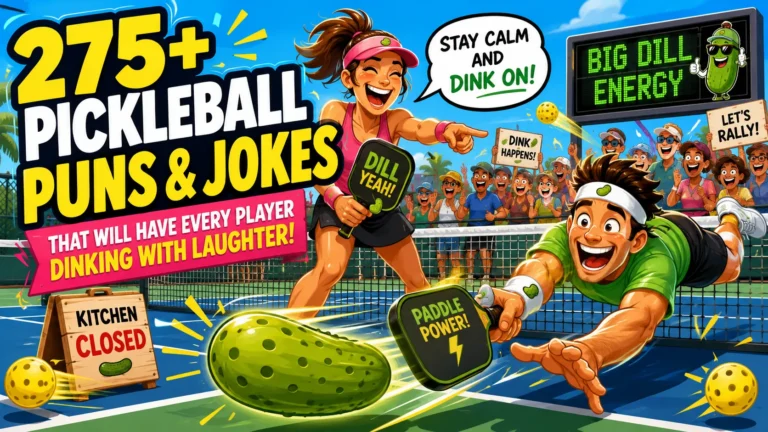 Pickleball Puns and Jokes