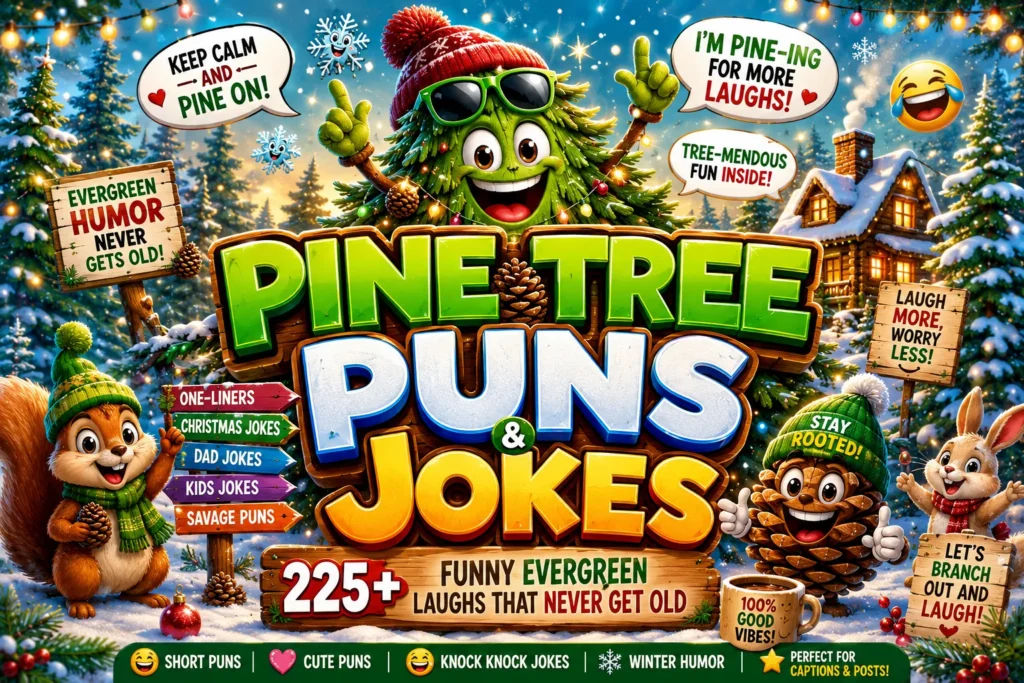 Pine Tree Puns and Jokes