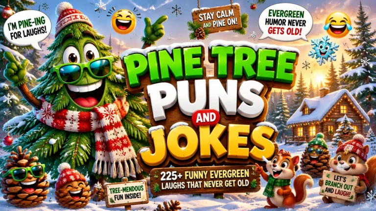 Pine Tree Puns and Jokes