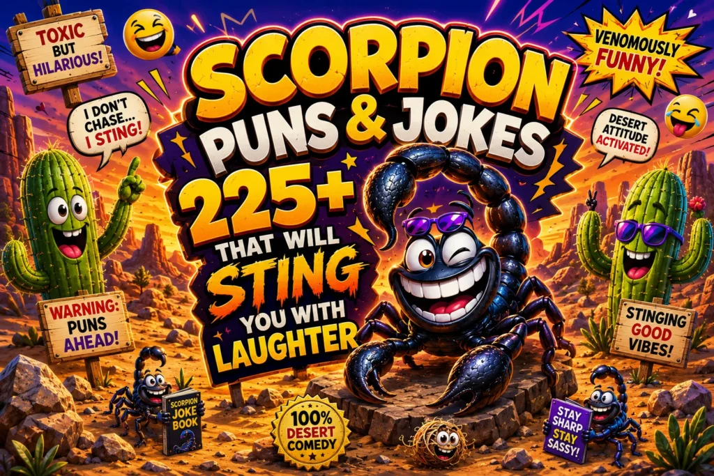 Scorpion Puns and Jokes